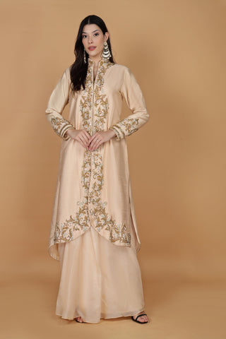 Embellished Longline Top & Skirt Co-Ords Set