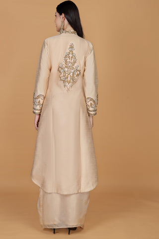 Embellished Longline Top & Skirt Co-Ords Set