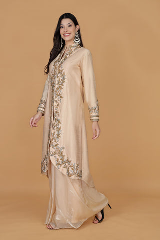 Embellished Longline Top & Skirt Co-Ords Set