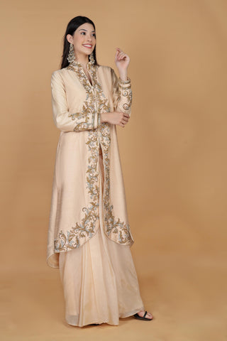 Embellished Longline Top & Skirt Co-Ords Set
