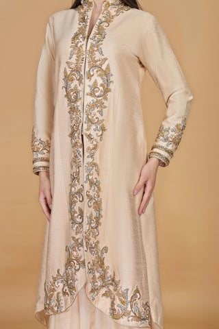 Embellished Longline Top & Skirt Co-Ords Set